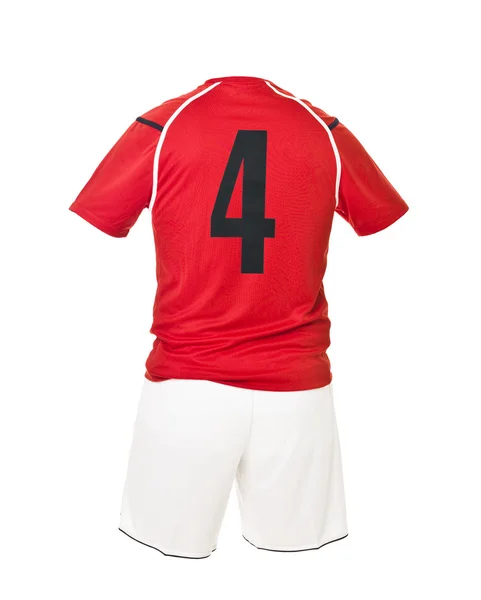 Piłka nożna koszulki z numerem 4 — Zdjęcie stockowe