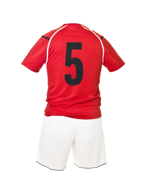 Chemise de football avec numéro 5 — Photo