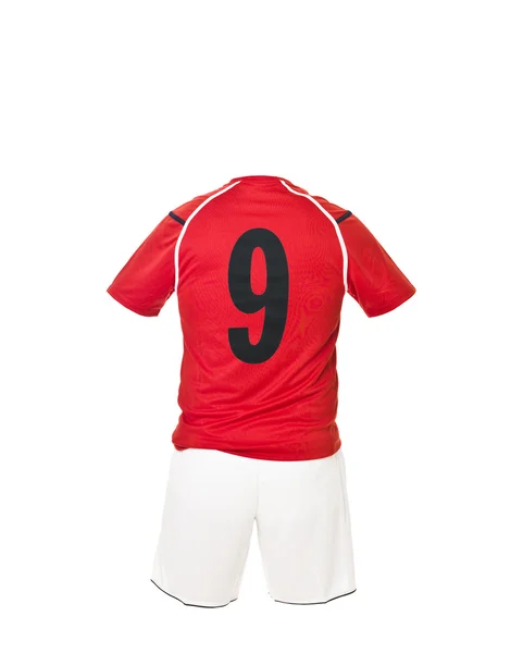 Camisa de fútbol con número 9 —  Fotos de Stock