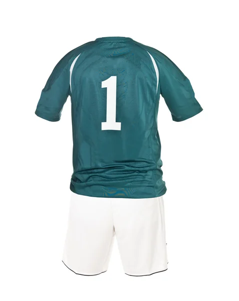 Camisa de futebol com número 1 — Fotografia de Stock