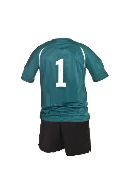 Camisa de fútbol con número 1 — Foto de Stock