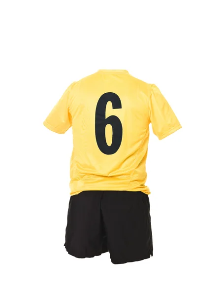 Futbol forması ile sayı 6 — Stok fotoğraf