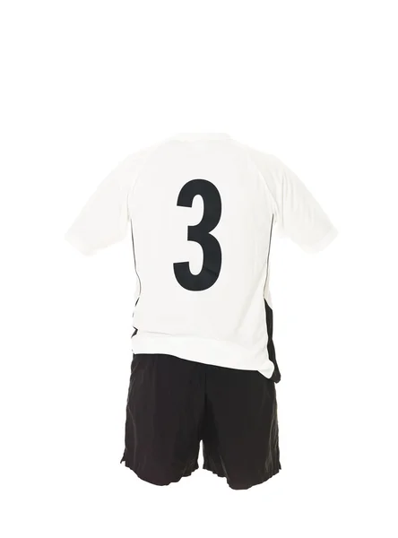 Camicia calcio con il numero 3 — Foto Stock