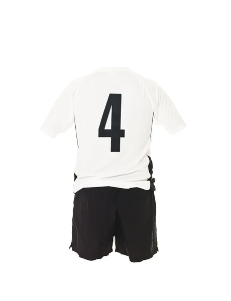 Camicia calcio con il numero 4 — Foto Stock