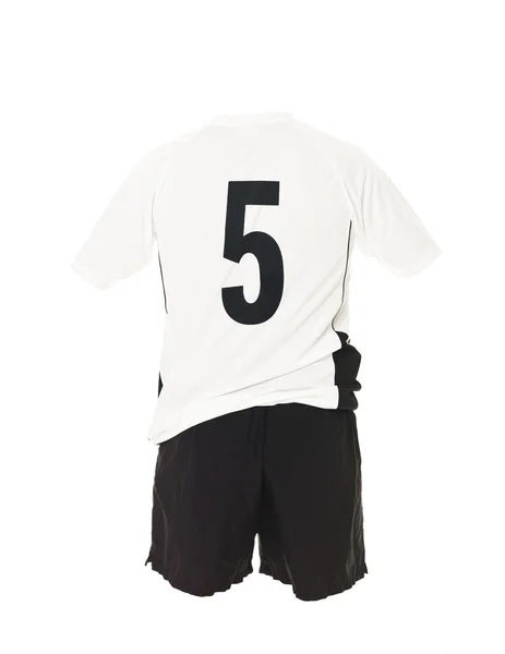 Fotbollströja med nummer 5 — Stockfoto