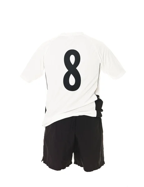 Sayı 8 ile futbol forması — Stok fotoğraf