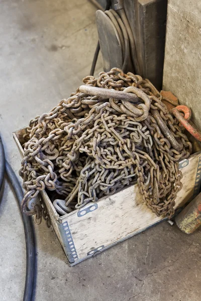 Rusty Chains — ストック写真