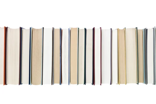 Books in a row — Stock Photo, Image