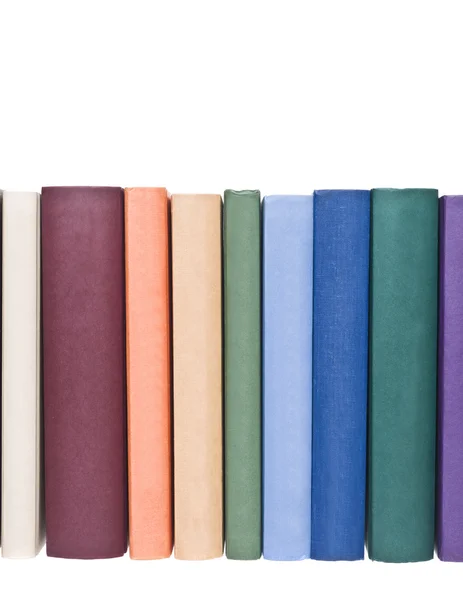 Books in a row — Stock Photo, Image