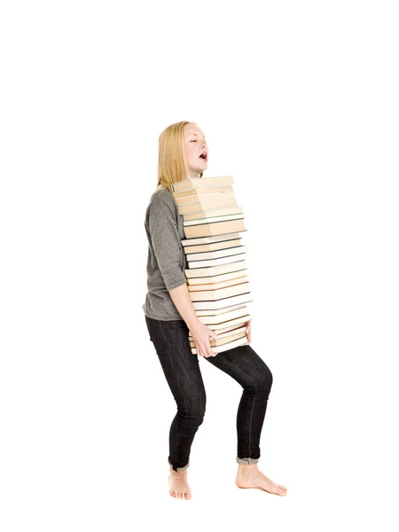 Livros pesados — Fotografia de Stock