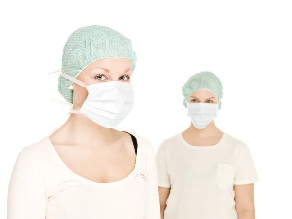 Kvinnliga sjuksköterskor — Stockfoto