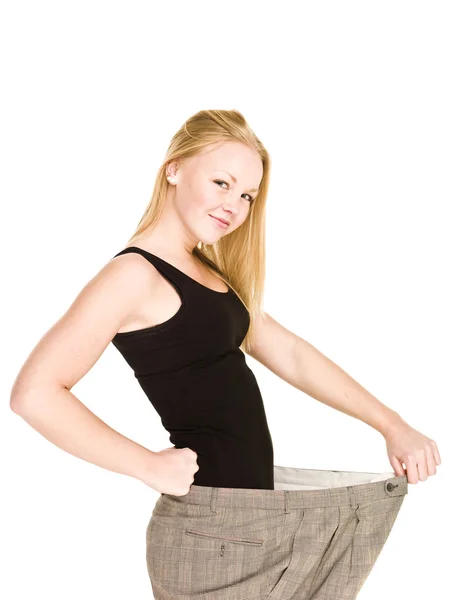 Young Girl Lost Lot Weight — Stock Photo, Image