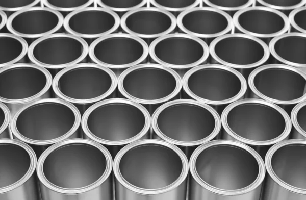 Empty Paint Cans — Stock Photo, Image