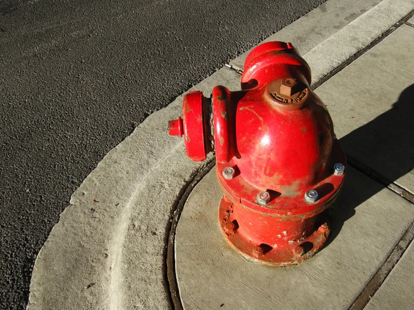 Round fire hydrant — Stock Photo, Image
