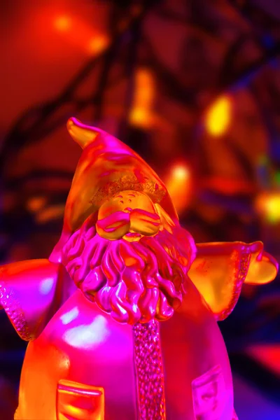 Santa vertical iluminada — Foto de Stock