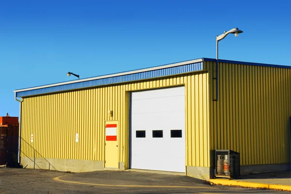 Corrugated metal siding arena — Stock Photo, Image