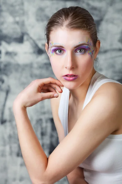 stock image Portrait of young woman