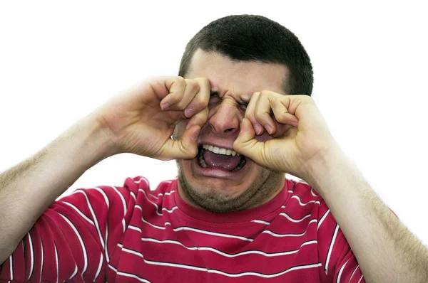 Man crying — Stock Photo, Image