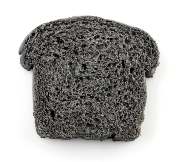 Black charcoal bread — Stock Photo, Image