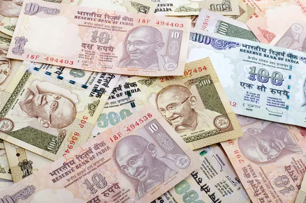 Індійська валюти — стокове фото