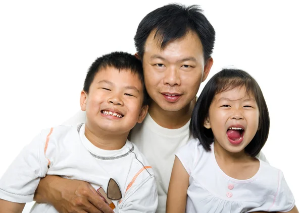 아버지와 아이 들 — 스톡 사진