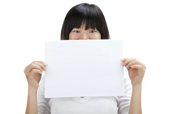 Blank paper for advertisment — Stock Photo, Image