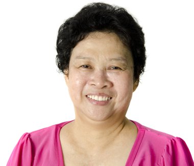 Senior Asian Woman clipart