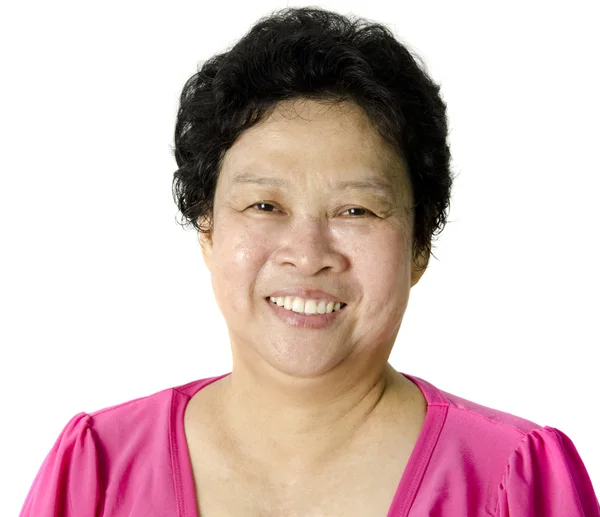 Senior asiatisk kvinna — Stockfoto