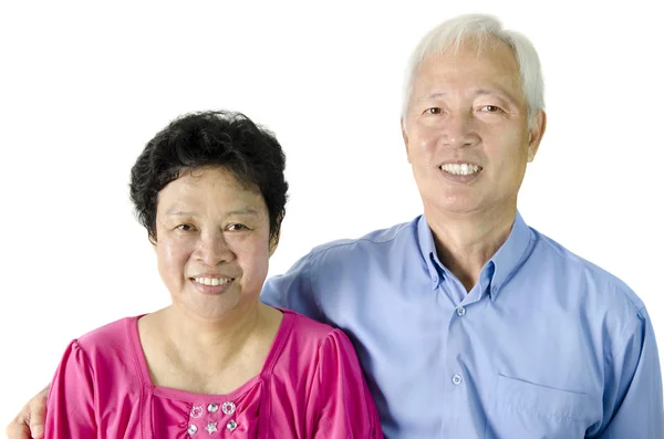 Asiática senior pareja — Foto de Stock