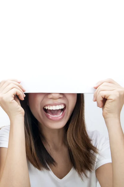Blank paper for advertisment — Stock Photo, Image