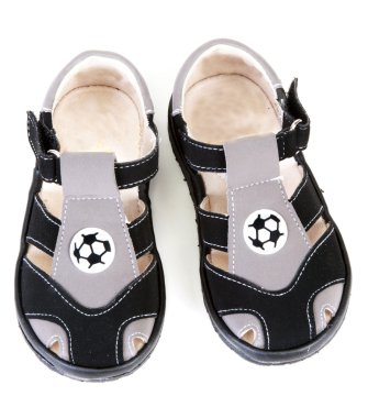 Baby atheletic footwear clipart