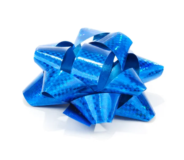 Blauwe gift boog — Stockfoto