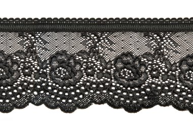 Black lace clipart