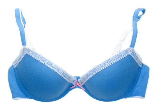 Blue lacy feminina BH — Stockfoto
