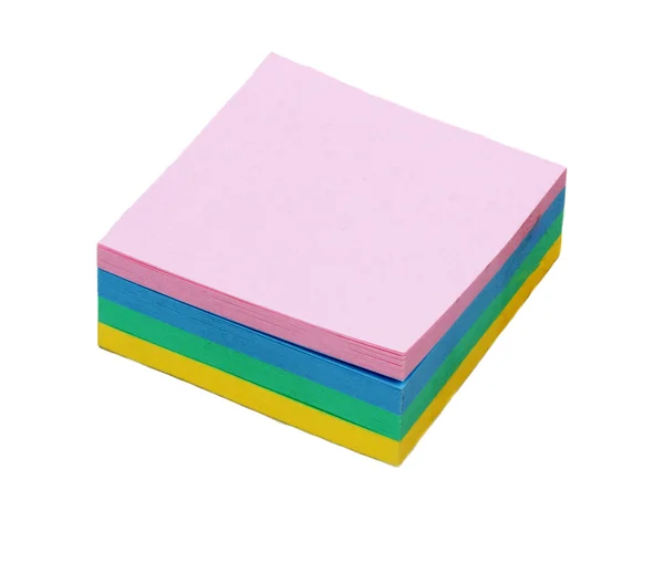 Colour note in form of the square — Stock Photo, Image