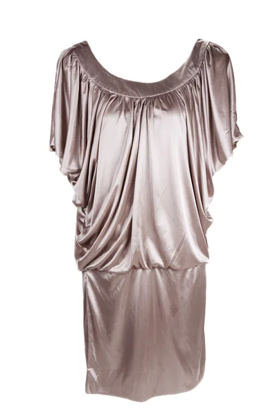 Golden fashionable feminine gown — Stock Photo, Image