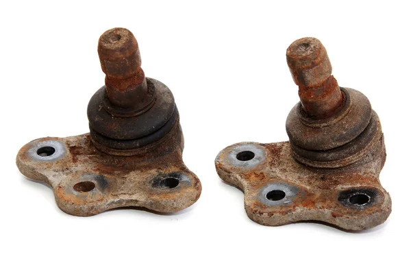 Rusty Spare Part Car White Background — Stock Photo, Image