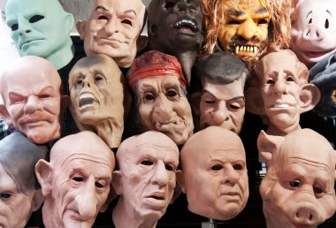 Rubber masks clipart