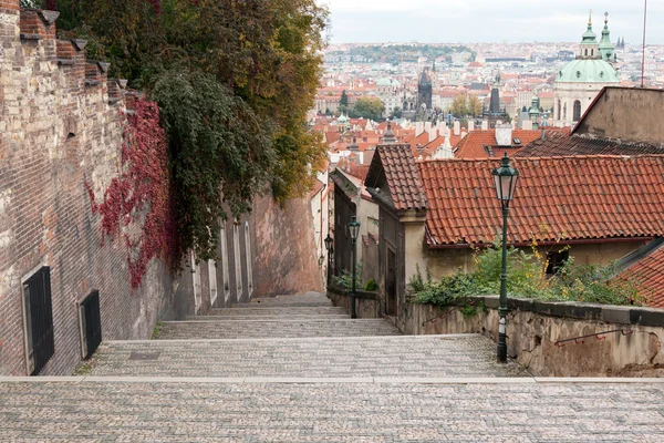 Visa Prag från toppen — Stockfoto