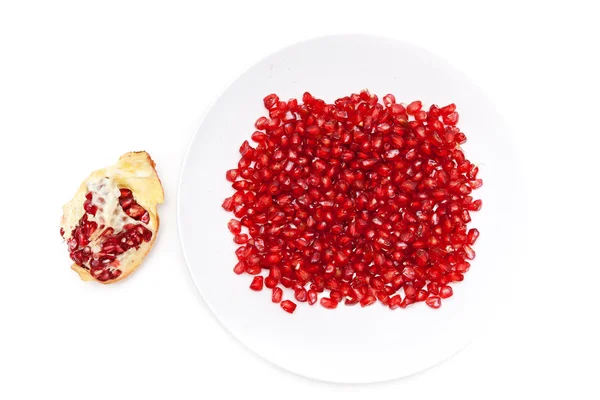 Red pomegranate seeds — Stock Photo, Image