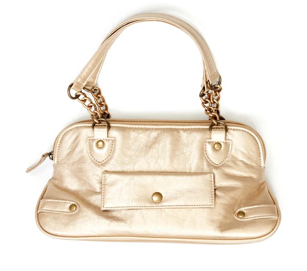 Golden handbags — Stock Photo, Image