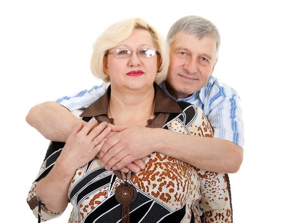 Portrait of an elderly couple — Stock Photo, Image