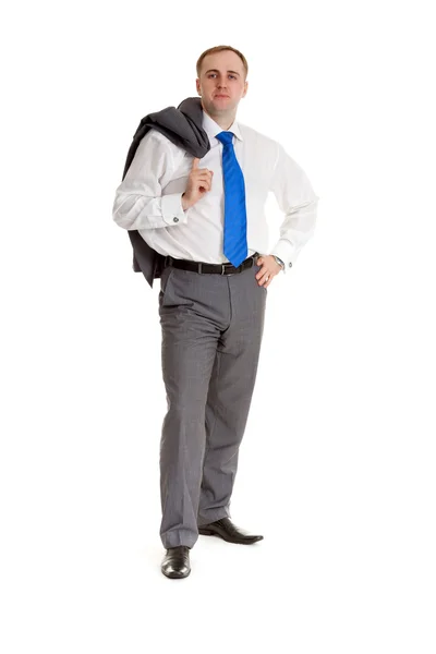 Man in een shirt — Stockfoto