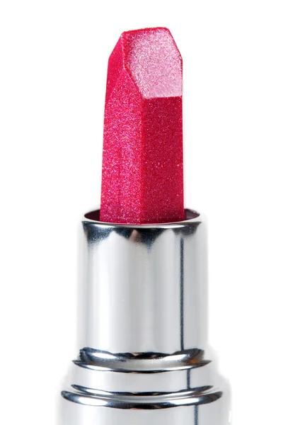 Weiblicher roter Lippenstift — Stockfoto