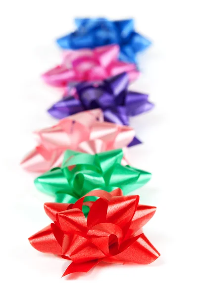 Color of gift ribbons — Stock Photo, Image