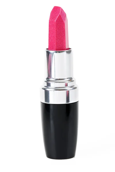 Female Red Lipstick White Background — Stock Photo, Image