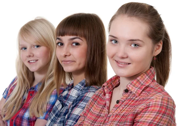 Три красиві молоді дівчата — стокове фото