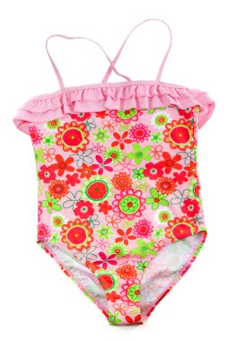 Colorful children's swimsuit clipart