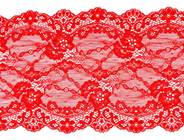 Decorative Red Lace Insulated White Background Stock Photo by ©Ruslan  4961794