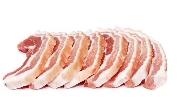 Chunks of raw meat — Stock Photo, Image